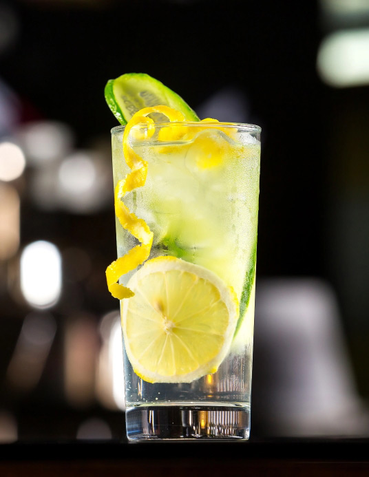 Tom Collins Cocktail Drink